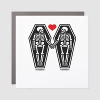Till Death Do Us Together – Knows No Classic Car Magnet
