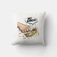 No Kings In America Creative Design Throw Pillow