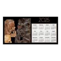 Perplexed woman profile 2025 calendar poster