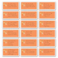 Thanksgiving 18 Individual Recipient Name Address Sticker