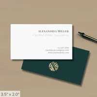 Simple Accountant CPA Business Card