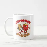 Taco Fry Opposites Attract Food Friends Forever Coffee Mug