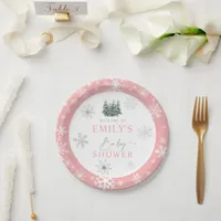 Winter Baby Shower  Paper Plates