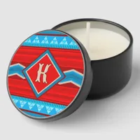 Southwest River Canyon Red and Turquoise Mini Candle Favors