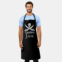 Personalized Pirate Captain All-Over Print Apron