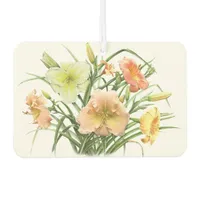 Daylily Bouquet Floral Botanical Art Design Air Freshener