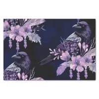 Watercolor Flowers Floral Raven Botanicals Tissue Paper