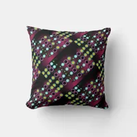 Funky Modern Dots Pattern textile Cushion