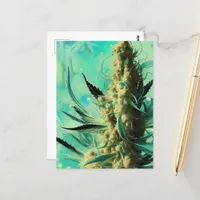 Green Herb Postcard