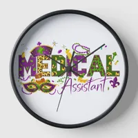 Medical Assistant - Mardi Gras Clock