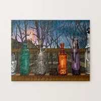 Reflection | Colorful Glass Vases in Window Sill   Jigsaw Puzzle