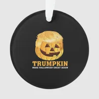 Funny  Pumpkin Trumpkin Halloween  Ornament