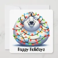 Funny Animal Holiday Greeting Card