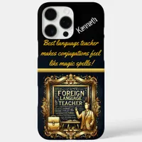 Creative Foreign Language Teacher iPhone 16 Pro Max Case