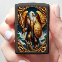 Golden Eagle Warrior Zippo Lighter