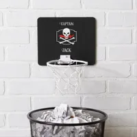 Personalized Jolly Roger (Cutlass)  Mini Basketball Hoop