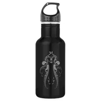 Elegant Ornate Goth Design Stainless Steel Water Bottle