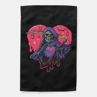 Heart Hands Reaper Classic Look Garden Flag