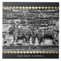 Angkor Wat Temple Cambodia Ceramic Tile