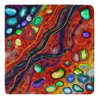 Colorful Art  Trivet