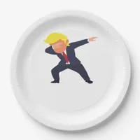 Funny Dabbing Design Classic Paper Plates