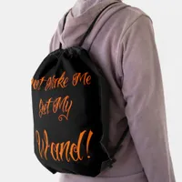 Halloween Witchy Quote  Drawstring Bag