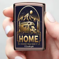 Alpine Glow Gold Zippo Lighter