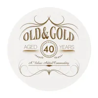 Any Old Birthday Gold ID962 Edible Frosting Rounds