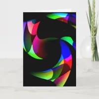 Abstract Colorful Birthday Card