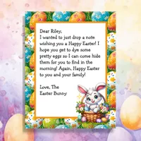 Personalized Children's Letter from Easter Bunny