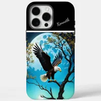 Eagle's Moonlit Vigil iPhone 16 Pro Max Case