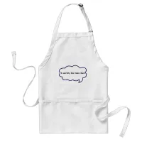 I secretly love comic sans! adult apron