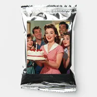 Cute Retro Surprise Party Mid-Century Coffee Drink Mix