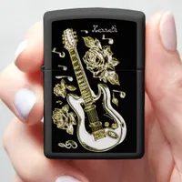 Iconic Guitar Creates Musical Splendor Zippo Lighter