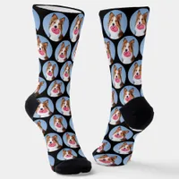 Personalized Dog Pet Photo Collage  Socks