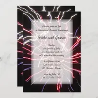 Fireworks Summer Wedding Rehearsal Dinner Invitation