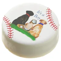 It's a Boy, Baseball Themed Boy's Baby Shower Labs Chocolate Covered Oreo