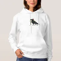 Christmas Crow Tis The Season Hoodie