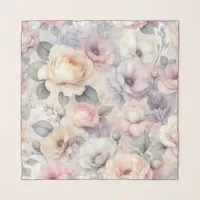 Elegant Rose Blossoms Scarf