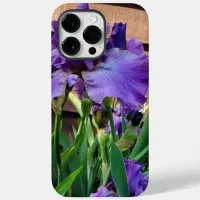 Pretty Purple Iris Floral Case-Mate iPhone 14 Pro Max Case