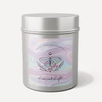 Chic Holographic Magical Intention Candles Label