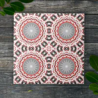 Colorful Mosaic Kaleidoscope Boho Chic Pattern Ceramic Tile