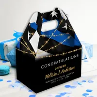Police Officer Graduation Party Thin Blue Line Favor Boxes