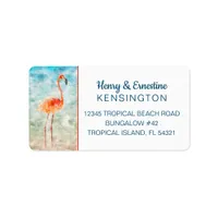 Pink Flamingo | Tropical Beach Label