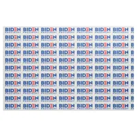 Biden for President Blue Mini Text , ZSSG Fabric