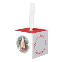 Cube Ornament - Santa Claus