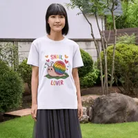 snail lover bright colorful snails cute T-Shirt