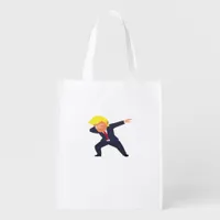Funny Dabbing Design Classic Grocery Bag