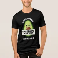 Funny Cute Avogadro's Avocado Constant Tri-Blend Shirt