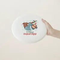 Lazy Sloth Christmas Wham-O Frisbee